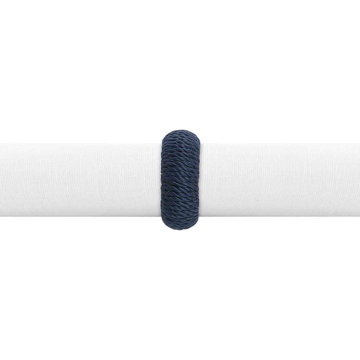 Jogo de Argolas para Guardanapo 4 Peças Basic Azul 2x3cm 5x3,5cm Copa&Cia, marca Copa&cia - Foto Principal