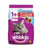 Ração Seca Dry para Gatos Adultos Castrados Sabor Carne 3Kg