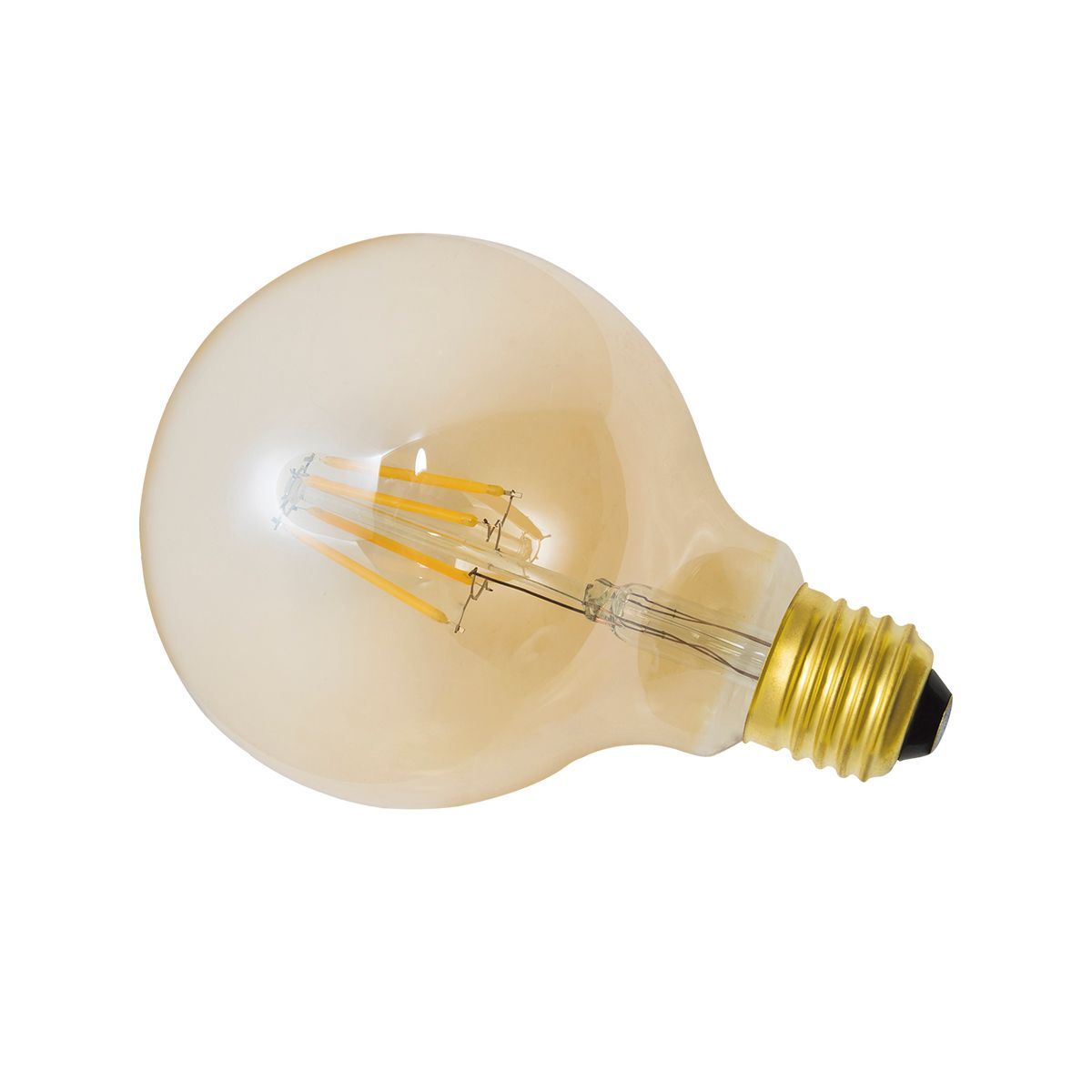Lâmpada LED Mini Ballon Luz Âmbar 4W 127V, marca Luminatti - Foto Principal