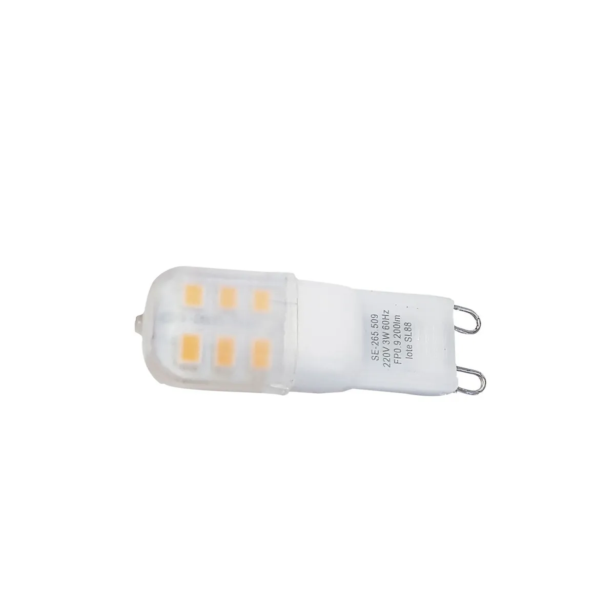 Lâmpada LED G9 Luz Amarela 2W 2700K 220V, marca Luminatti - Foto Principal