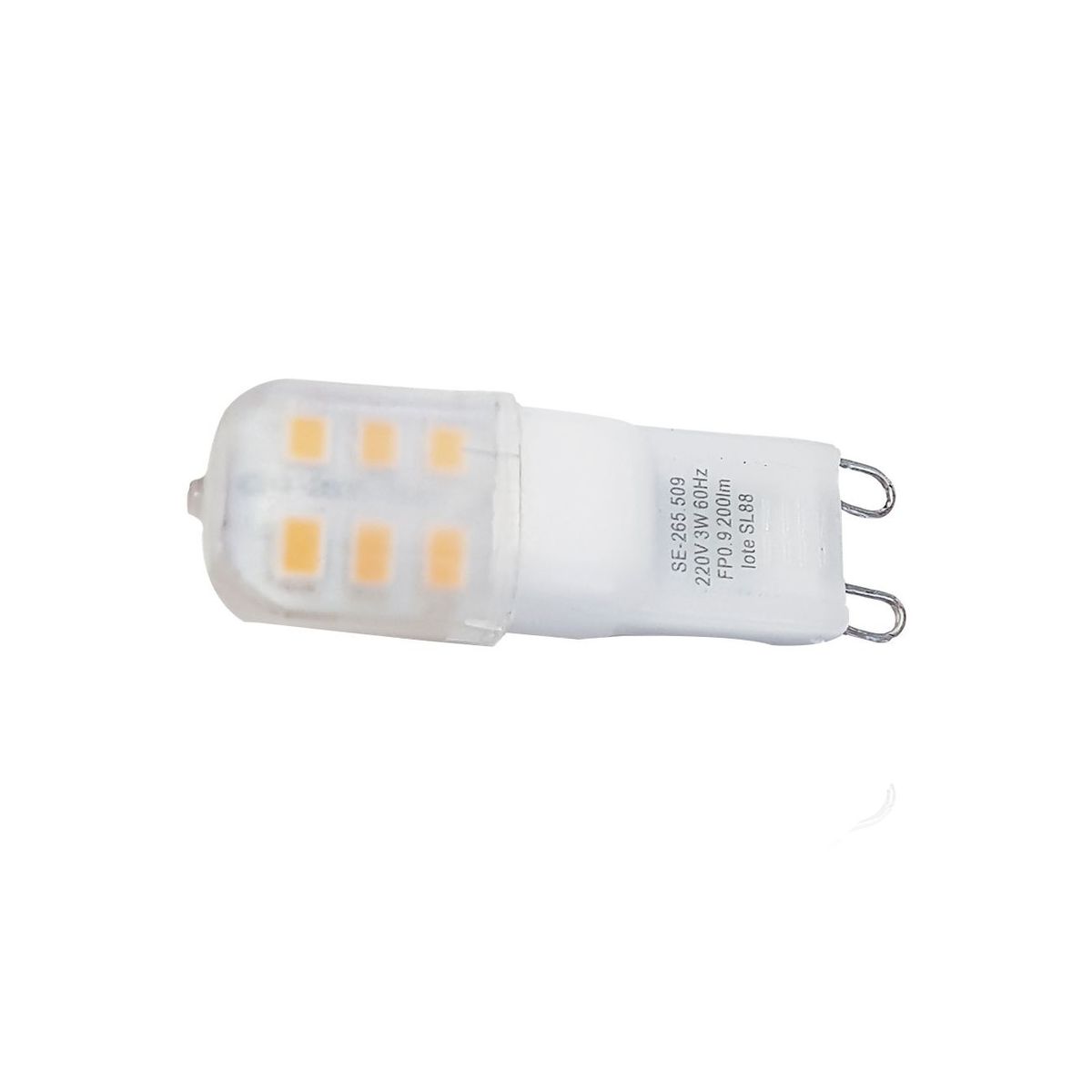 Lâmpada LED G9 2W 6000K 127V Branco, marca Luminatti - Foto Principal