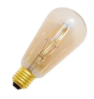 Lâmpada LED Pêra Filamento Luz Âmbar 4W 127V
