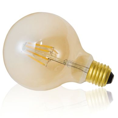 Lmpada LED Ballon Filamento Luz mbar 4W 220V 