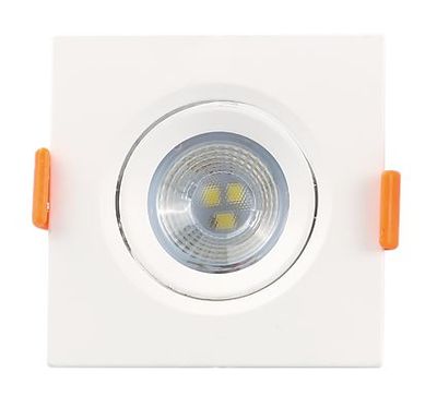 Spot Mini COB Quadrado 3W 3000K Bivolt