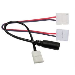 Kit Conector Emenda Fita Led Preto Luminatti