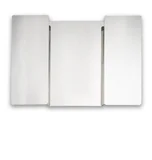 Espelheira para Banheiro 49x73x9cm Prata