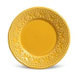 Prato Sobremesa Madeleine 20,5cm Amarelo Porto Brasil