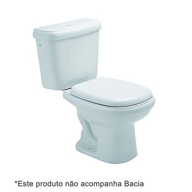 Caixa Acoplada para Vaso Sanitrio Plus com Mecanismo Sabatini Branca 3L e 6L Icasa