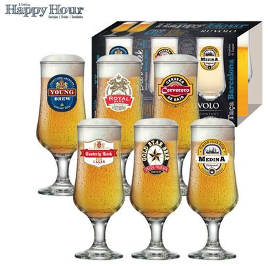 Conjunto de Taas Barcelona Happy Hour 400ml 6 peas