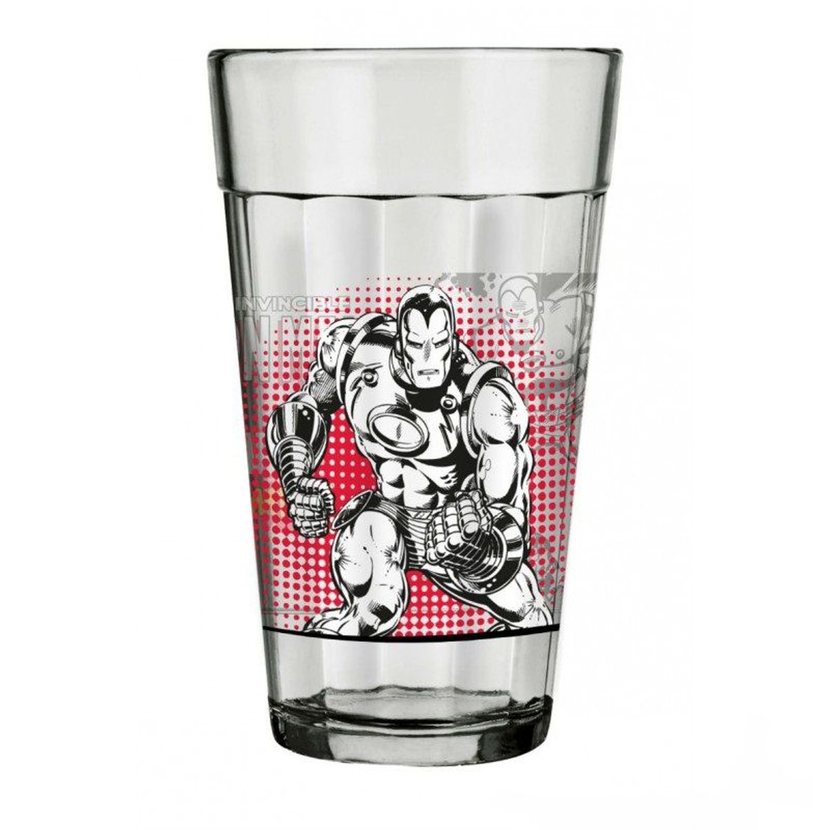 Copo Americano Hulk e Homem de Ferro 12 Peças 450ml Incolor, marca Nadir - Foto Principal