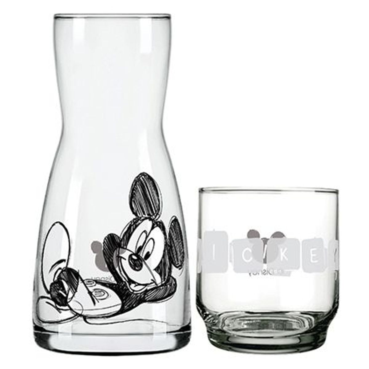 Moringa 500ml 2 Peças Mickey Transparente, marca Nadir - Foto Principal