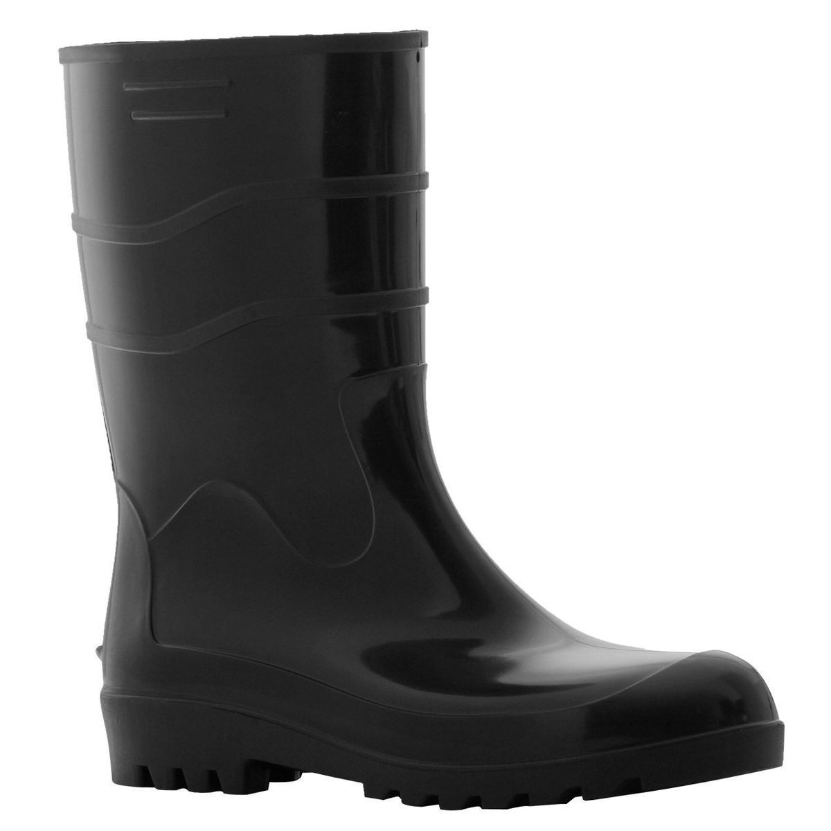 Bota PVC Cano Médio n40 sem Forro Preto, marca Negrão - Foto Principal