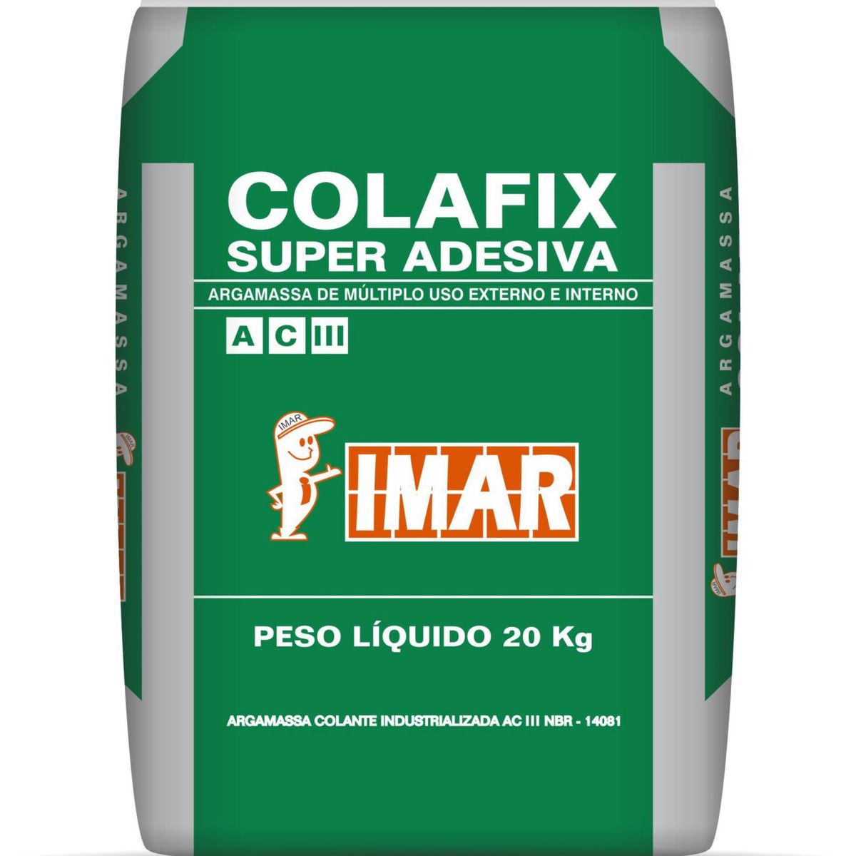Argamassa Colafix Super Adesiva ACIII 20Kg Cinza, marca Colafix - Foto Principal