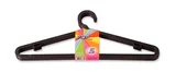 Cabide Pop 39x2,1x15,8cm 5 Unidades Preto