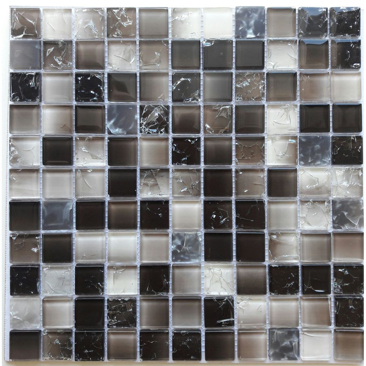 Pastilha Vidro Color Esfumato Marrom 29,5x29,5, marca Grupo Glassline - Foto Principal