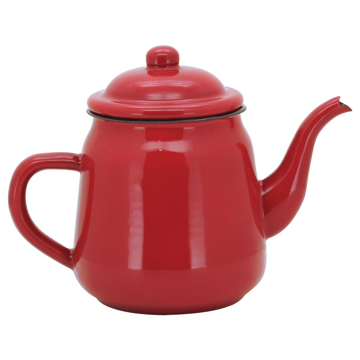 Bule Esmaltado Tradicional 1L Vermelho, marca Yangzi - Foto Principal