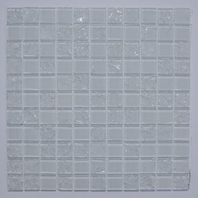 Pastilha Vidro Color WhiteBranco 29,5x29,5