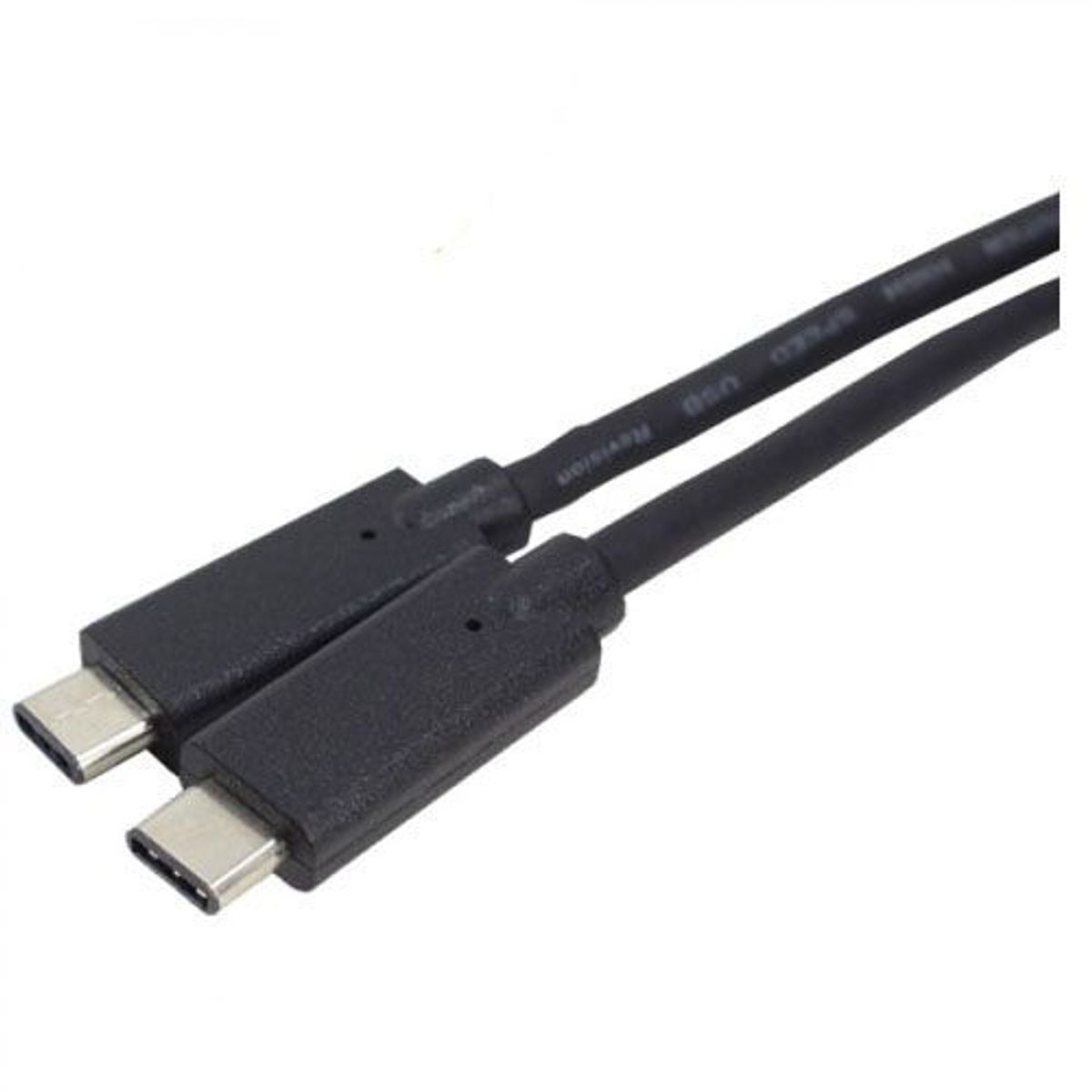 Cabo USB 3.1 Tipo C-M 1m Preto, marca Dualcomp - Foto Principal