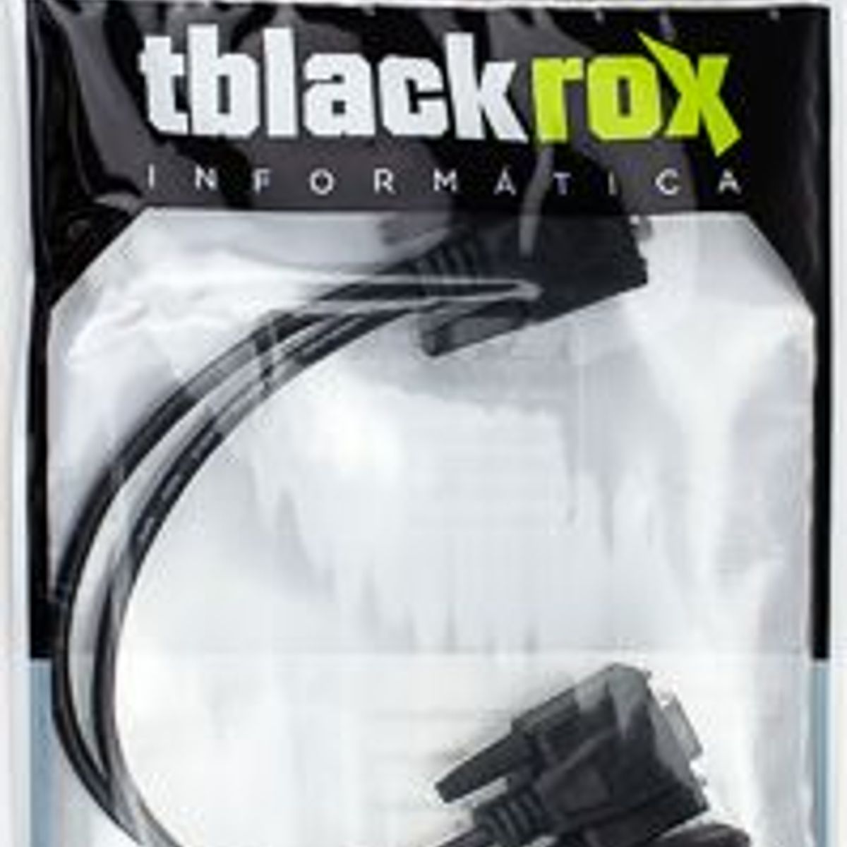 Cabo VGA HD15 M x 2HD15 F 30cm Tipo Y Preto, marca Dualcomp - Foto 2