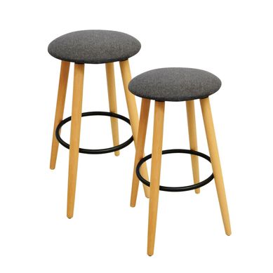 Kit com 2 Banquetas Bar Nancy 72x37cm Just Home Collection