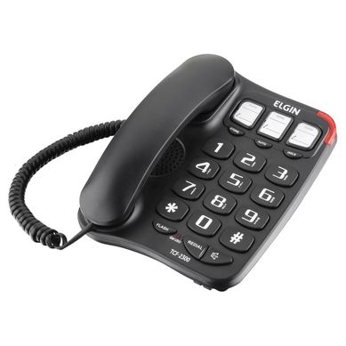 Telefone com fio TCF 2300 tecla grande