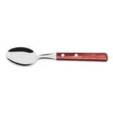 Colher de Mesa Inox Polywood Vermelha Tramontina