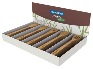 Talheres de Bambu 560x370x70mm