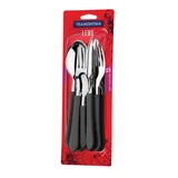 Faqueiro Inox 12 peças Leme Preto