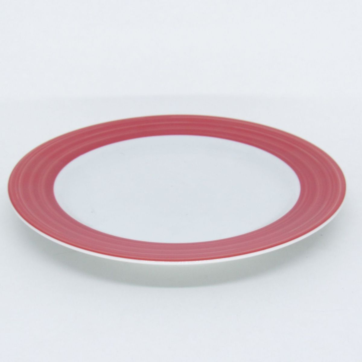 Prato de Sobremesa Pintura à Mão Branco e Vermelho, marca Schmidt - Foto 2