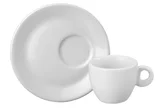 Xícara de Café com Pires Petit Four Sofia Branco 6,3x6,3x5 Schmidt