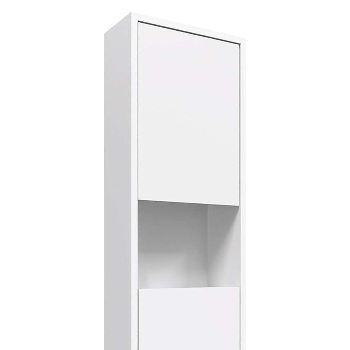Armário 2 Portas 1 Nicho Modena Branco, marca Darabas - Foto 2