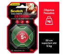 Fita Dupla Face 3M Scotch Fixa Forte Fixação Extrema - 24 mm x 2 m