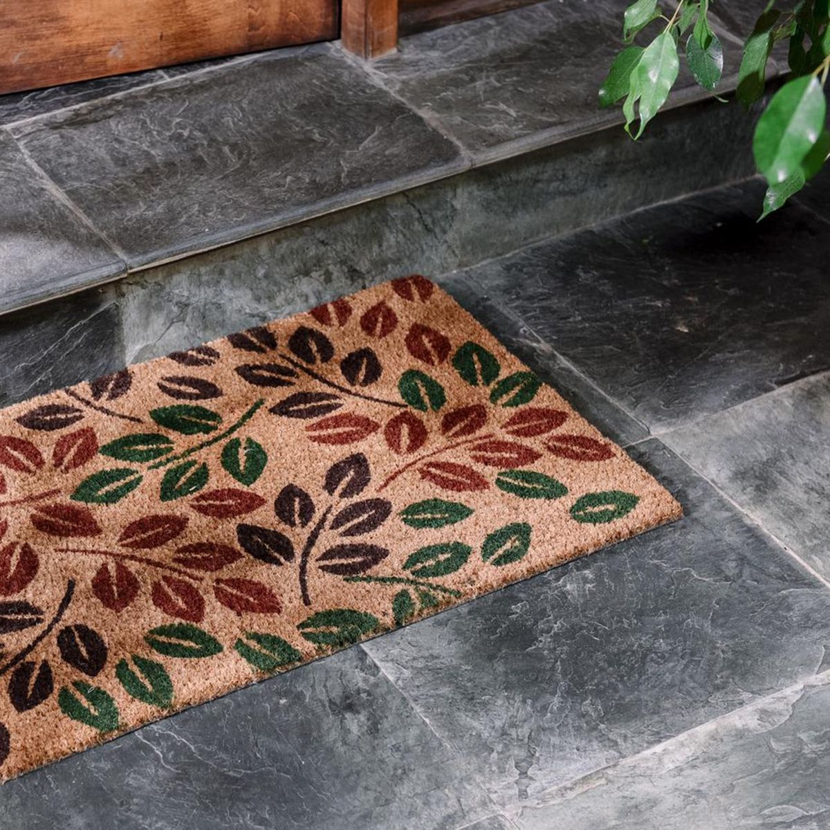 Capacho Ramas 45x75cm Natural, marca Just Home Collection - Foto 2
