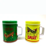 Conjunto Sal e Pimenta Grill e Pizza Verde e Amarelo