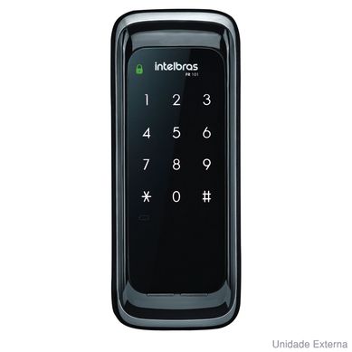 Fechadura Digital FR 101 Touch Screen 12 Teclas 4 Senhas