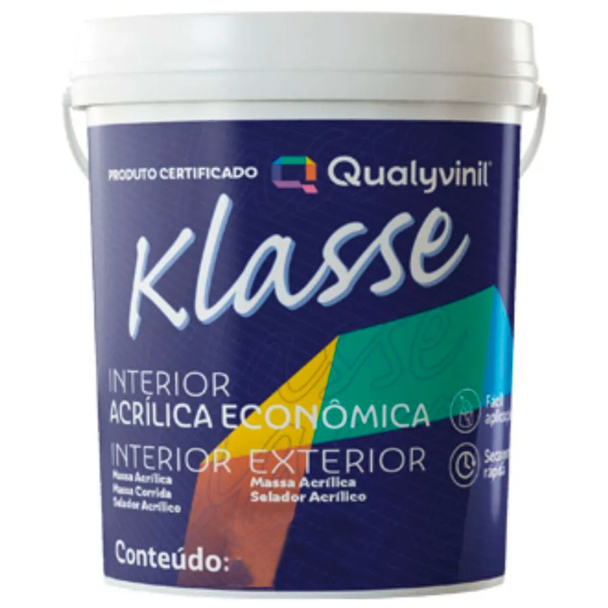 Klasse Massa Corrida PVA balde 6 KG, marca Qualyvinil - Foto Principal