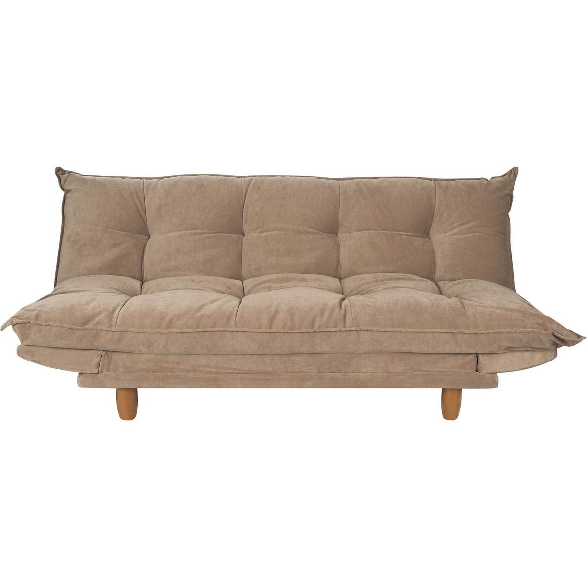 Sofá Cama 3 Lugares Bege Pilow 193 Cm Just Home Collection, marca Just Home Collection - Foto Principal