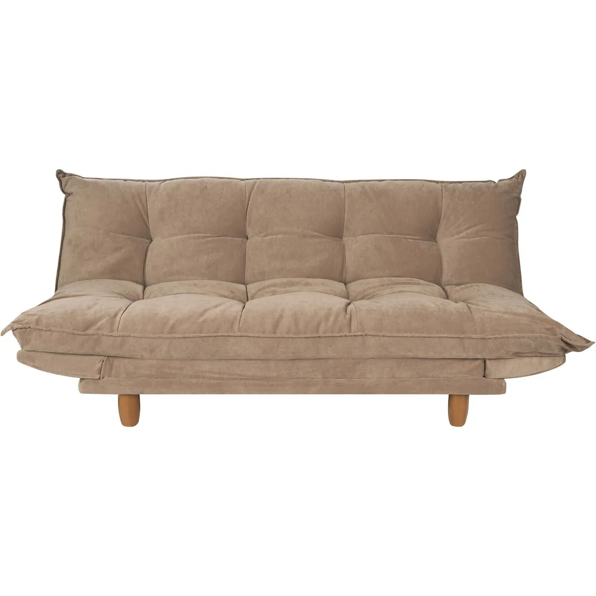 Sofá Cama 3 Lugares Bege Pilow 193 Cm Just Home Collection, marca Just Home Collection - Foto Principal