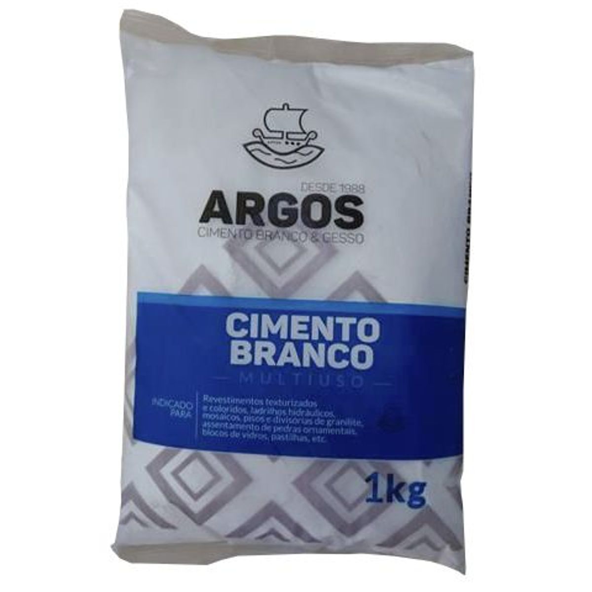 Cimento Branco 1kg, marca Argos - Foto Principal