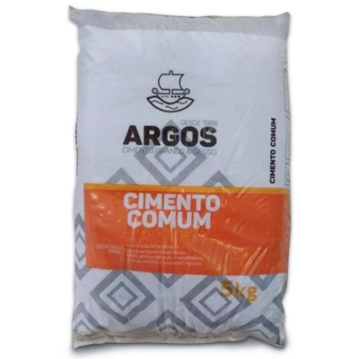Cimento Comum 5kg Cinza, marca Argos - Foto Principal