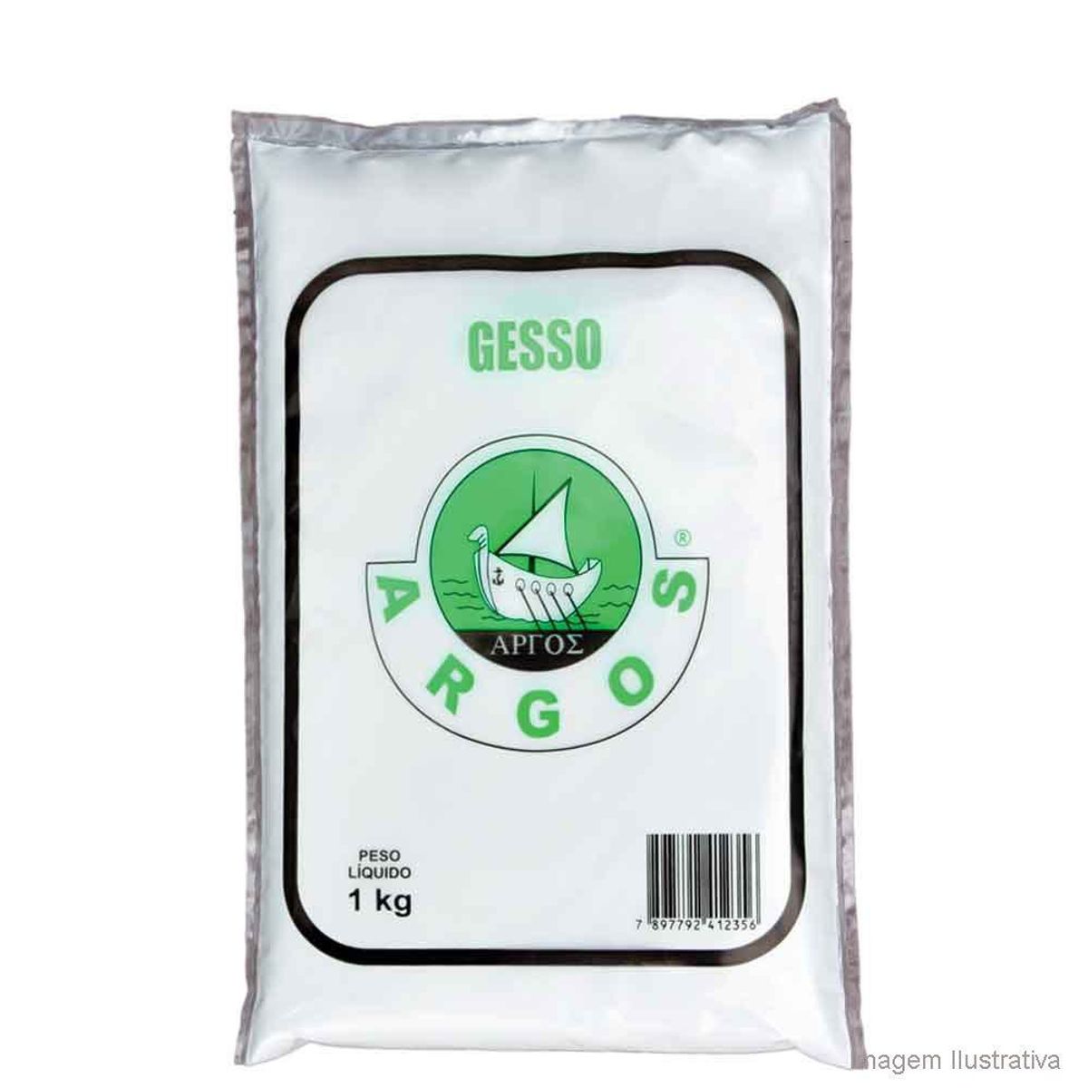 Gesso 1kg Branco, marca Argos - Foto Principal