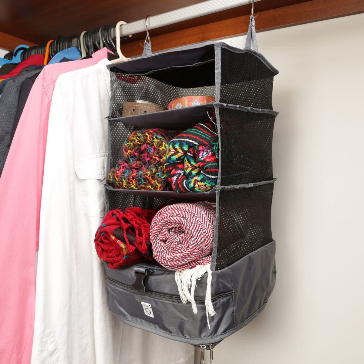 Organizador Closet Portatil, marca Just Home Collection - Foto 2
