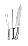 Conjunto para Churrasco 3 Peças Premier Houseware Inox