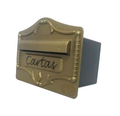 Caixa de Correio Sigma Clssica Gradil Dourado