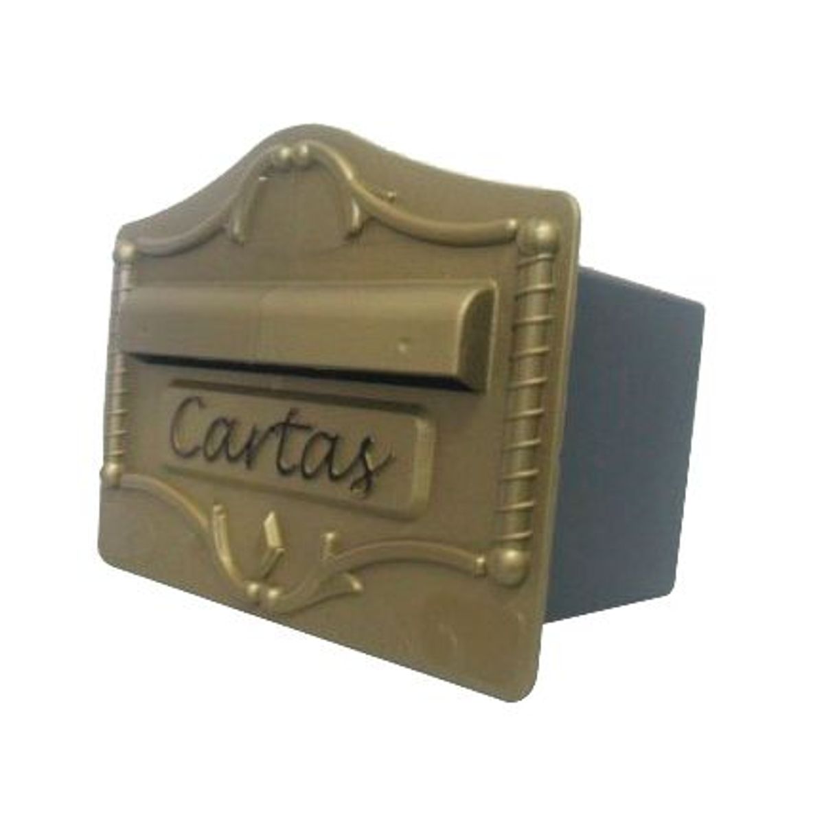 Caixa de Correio Sigma Clássica Gradil Dourado, marca Pintsilk - Foto Principal