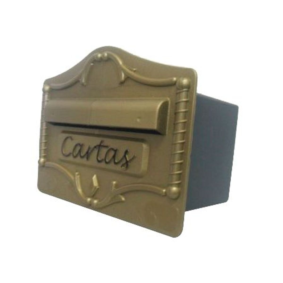 Caixa de Correio Sigma Clássica Gradil Dourado, marca Pintsilk - Foto Principal