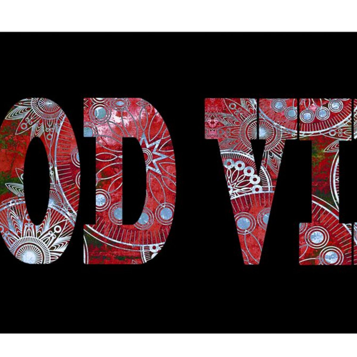 Quadro Digital Good Vibes 30x90cm Preto, marca Uniart - Foto Principal