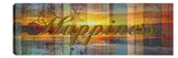 Quadro Digital Happiness 30x90cm Colorido
