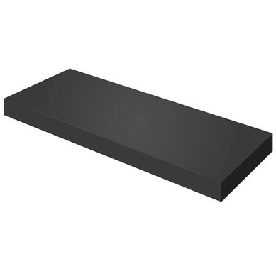 Prateleira com Suporte 25x90x4,0cm Preto