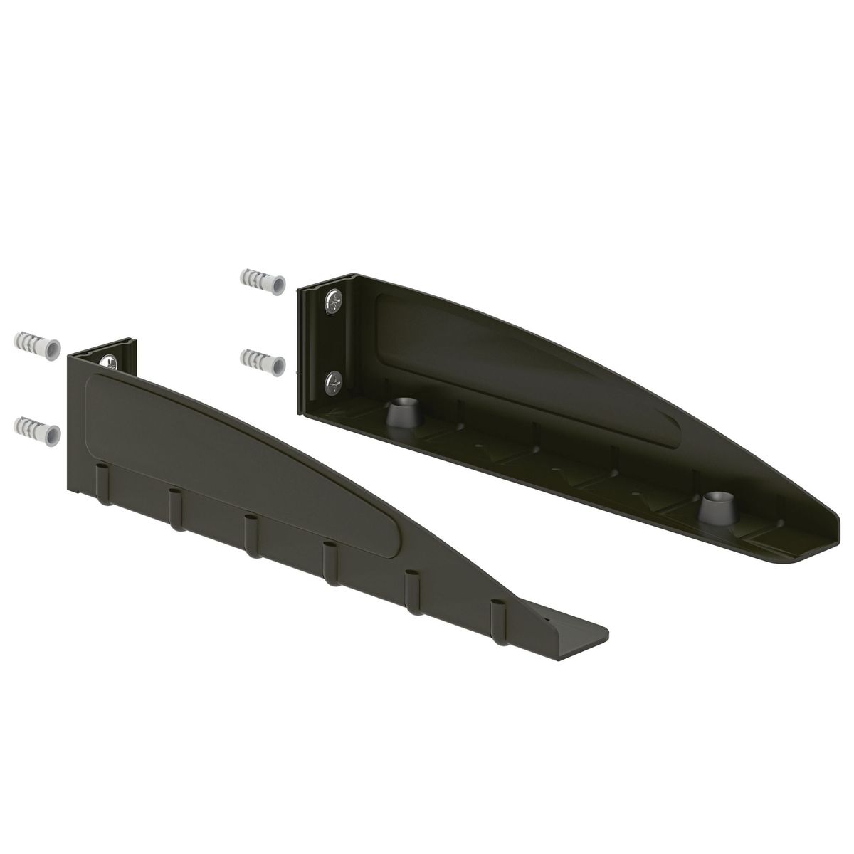 Suporte Multiuso de Aço Preto Multivisão, marca Just Home Collection - Foto Principal